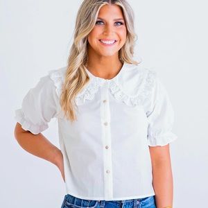 NWT KARLIE PETER PAN TOP
